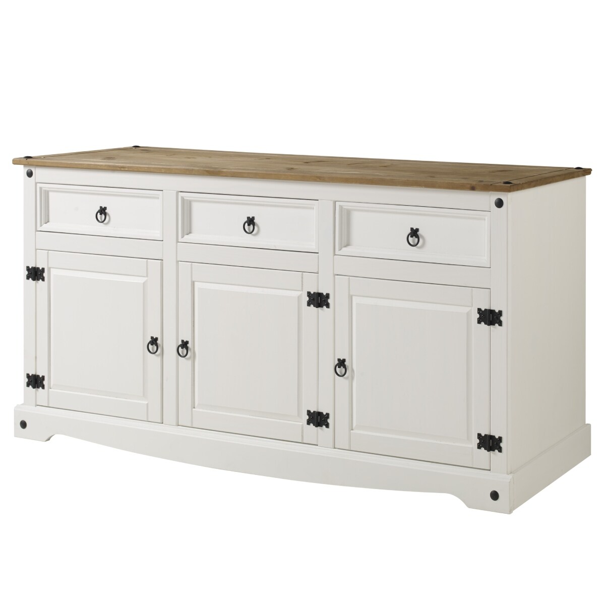 Wood Buffet Sideboard 1 Door 4 Drawers Corona Bed Bath & Beyond